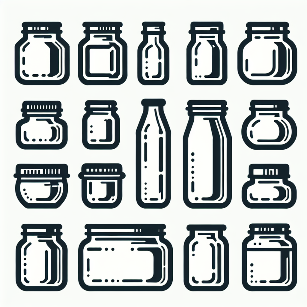 Alle bøtter og glas