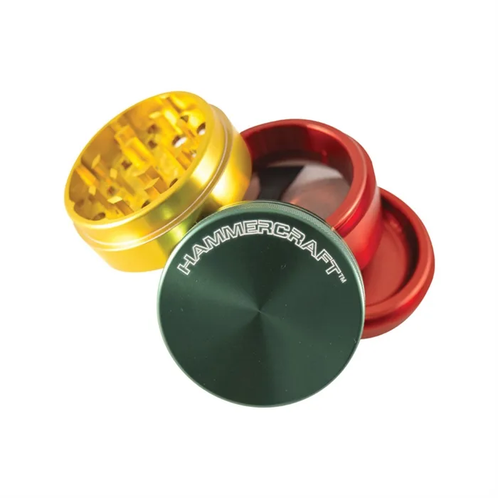 Grinder 4 dele Rasta Ø38 Hammercraft