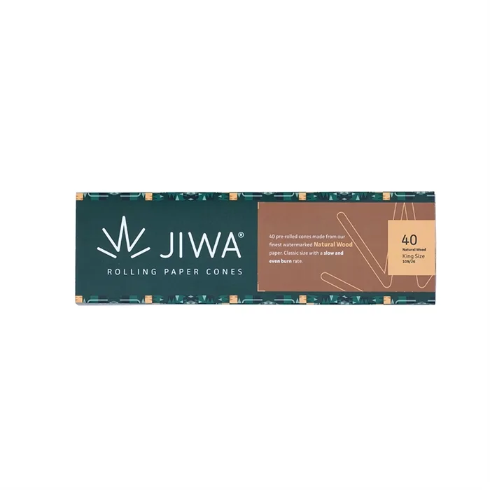 Jiwa Cones Kingsize Brown 40stk