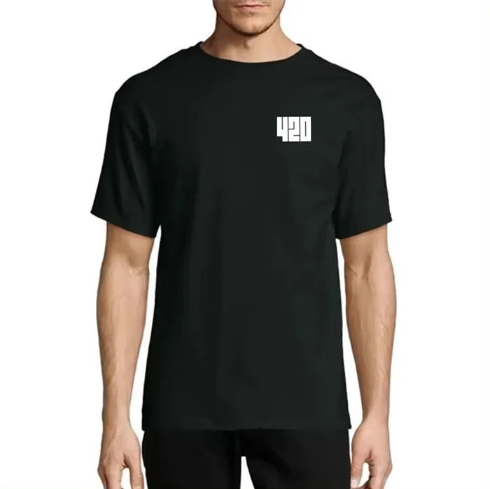 T-shirt 420 Sort Premium