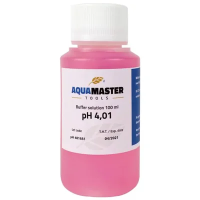 Aqua Master Tools - pH 4,01 Kalibreringsvæske 100 ml