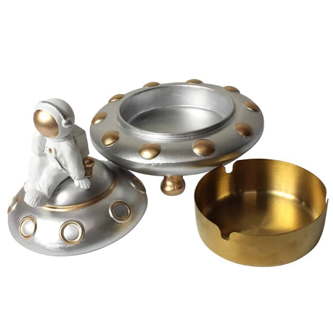 ASHtronaut - Spaceship Ashtray - Billede 4