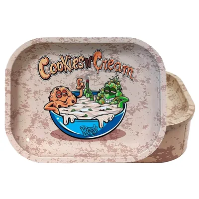 Best Buds - Cookies & Cream Tin Box Rolling Tray