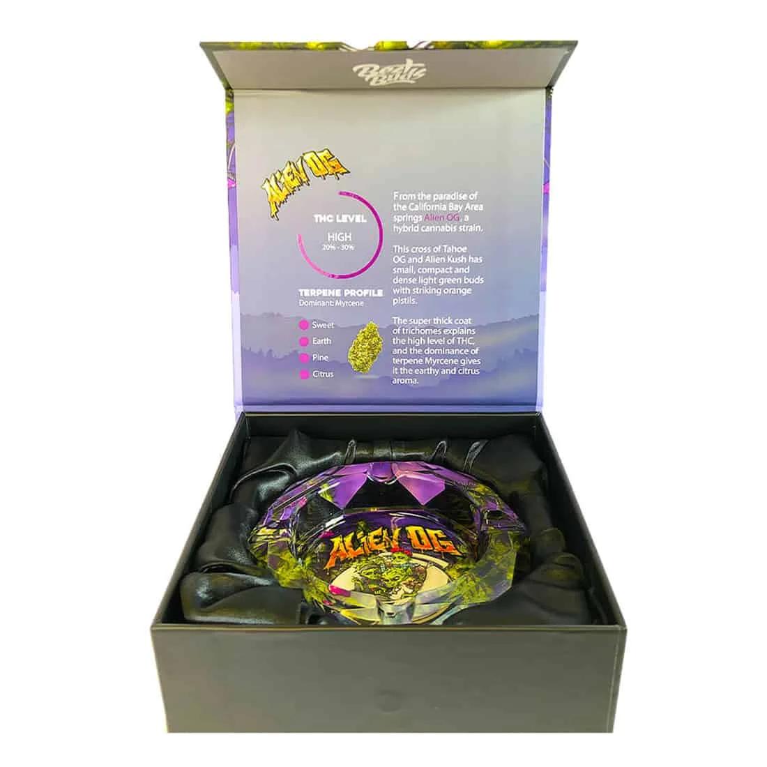 Best Buds - Crystal Ashtray Alien OG - Billede 5