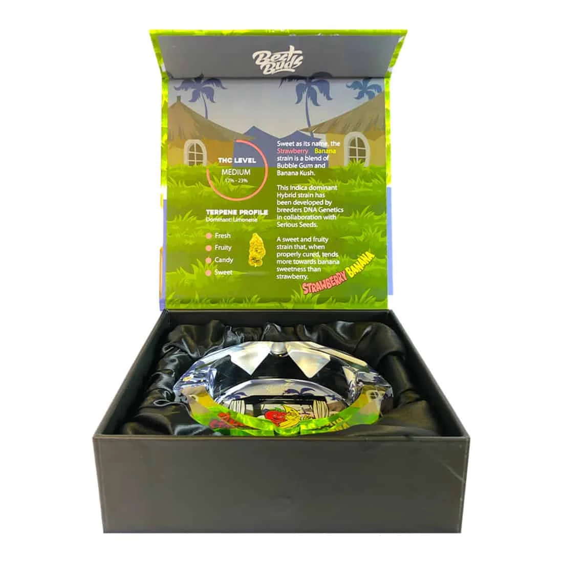 Best Buds - Crystal Ashtray Strawberry Banana - Billede 5