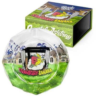 Best Buds - Crystal Ashtray Strawberry Banana
