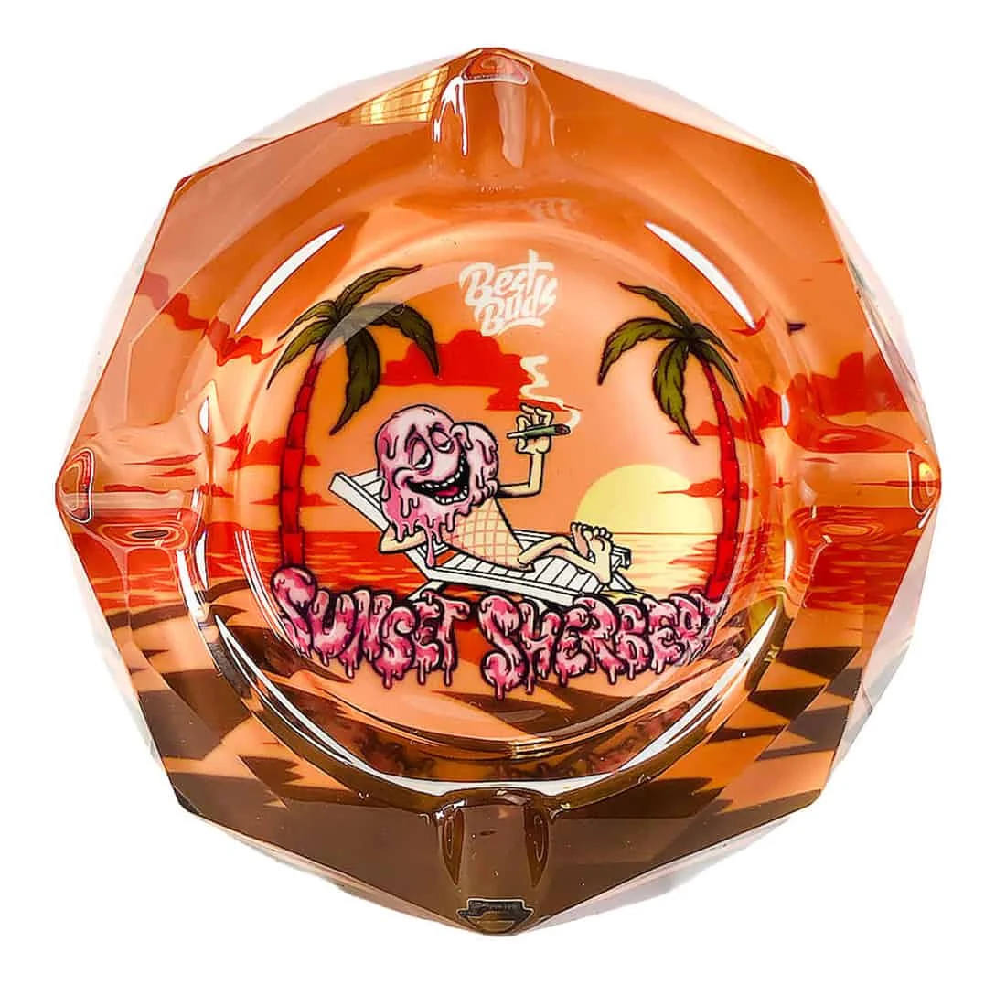 Best Buds - Crystal Ashtray Sunset Sherbet - Billede 2