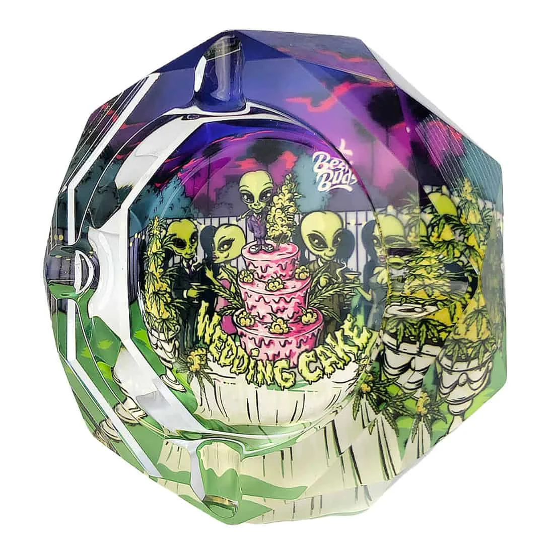 Best Buds - Crystal Ashtray Wedding Cake - Billede 4