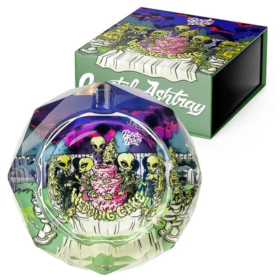 Best Buds - Crystal Ashtray Wedding Cake
