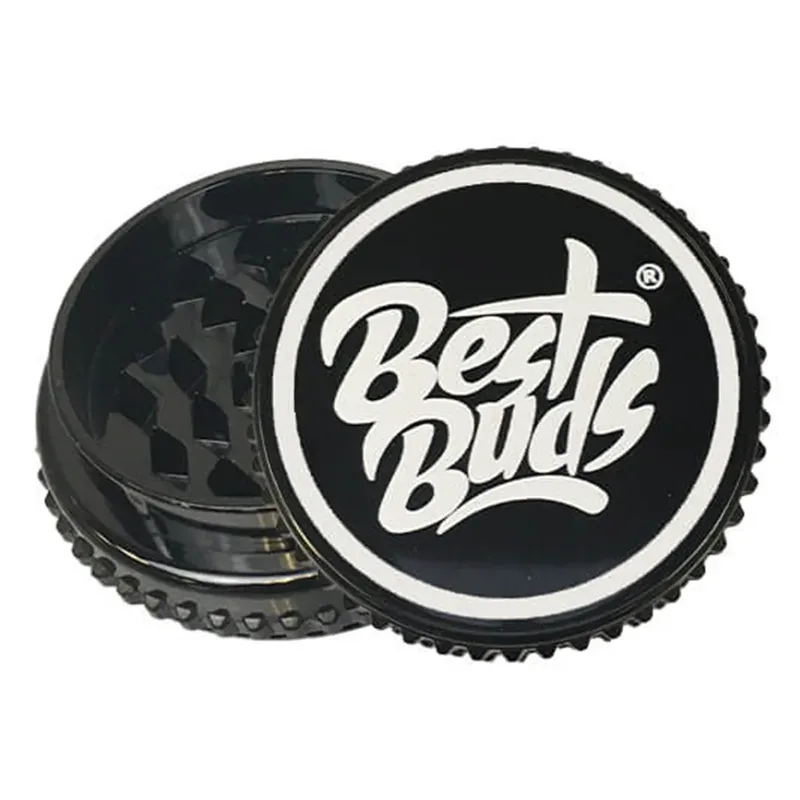 Sort Akryl Grinder Ø53 (1-rum) | Best Buds - Grindere