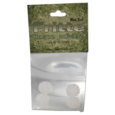 Black Leaf - Frit Glas Riste 12,5 mm