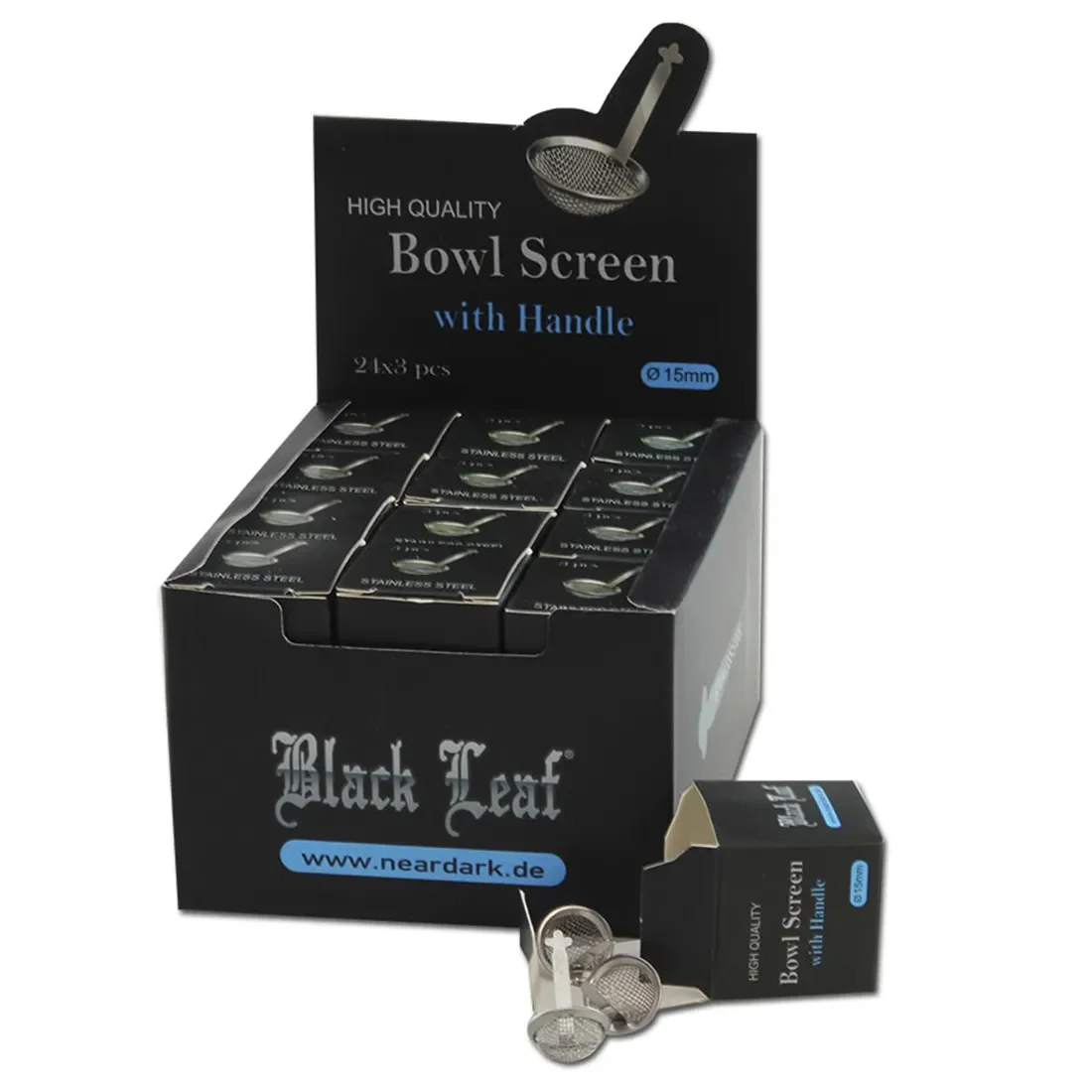 Black Leaf - Konisk Skål Rist m/Håndtag 15 mm - Billede 2