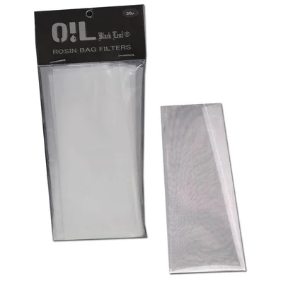 Black Leaf - Oil Rosin Filter Bag (S) 150 x 70 mm