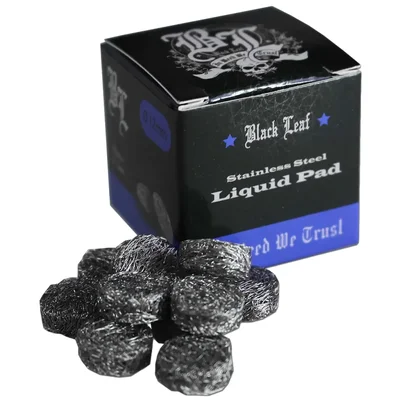 Black Leaf - Stainless Steel Liquid Pads 12,0 mm