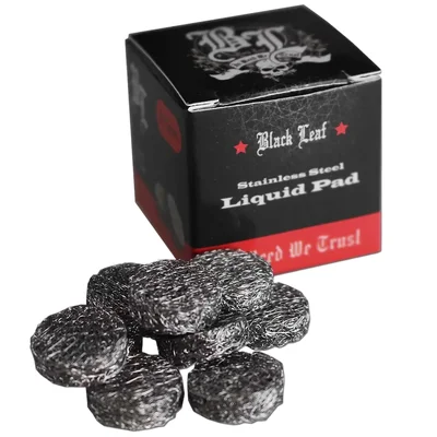 Black Leaf - Stainless Steel Liquid Pads 15,0 mm