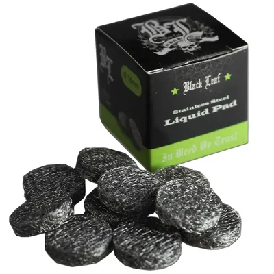 Black Leaf - Stainless Steel Liquid Pads 18,0 mm