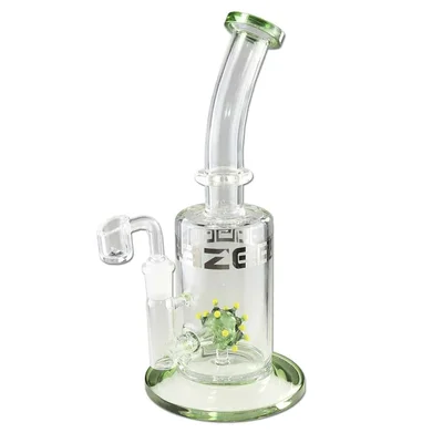 Blaze Glass - Virus Ball Dab Rig Grøn 24 cm