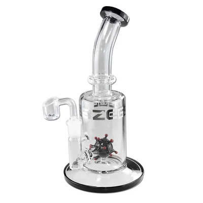 Blaze Glass - Virus Ball Dab Rig Sort 24 cm