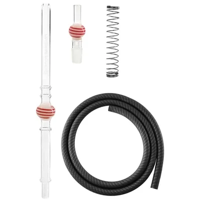 Carbonish - Lolly Stick Slange Sæt Hvid/Rød 150 cm