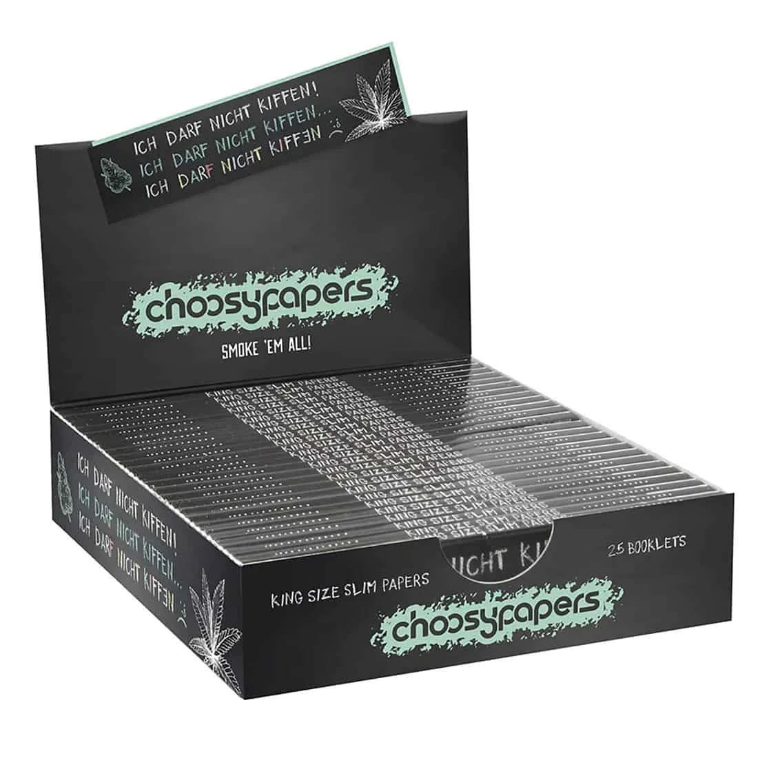 Choosypapers - ICH DARF NICHT KIFFEN King Size Slim - Billede 3