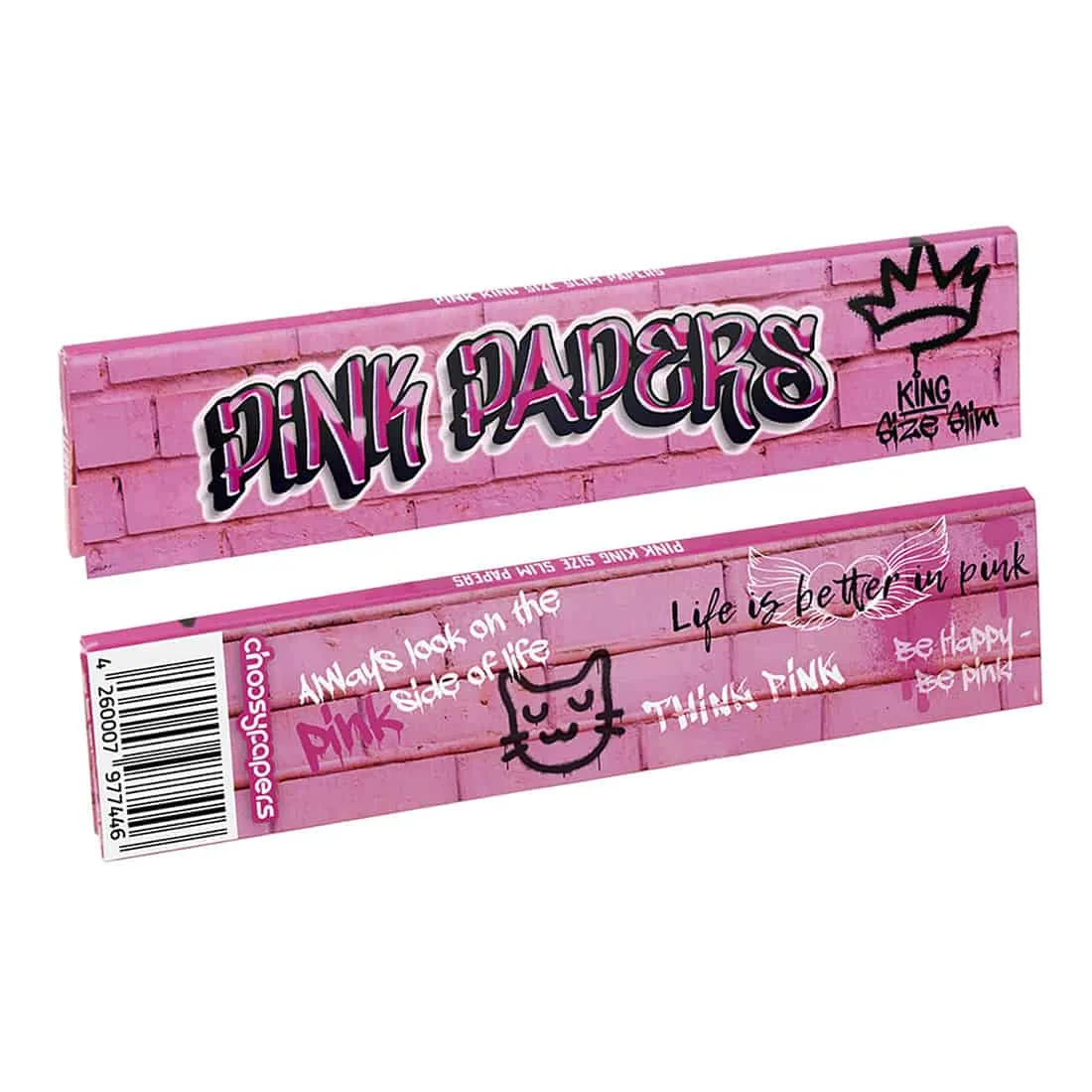 Choosypapers - PINK GRAFFITI King Size Slim - Billede 3