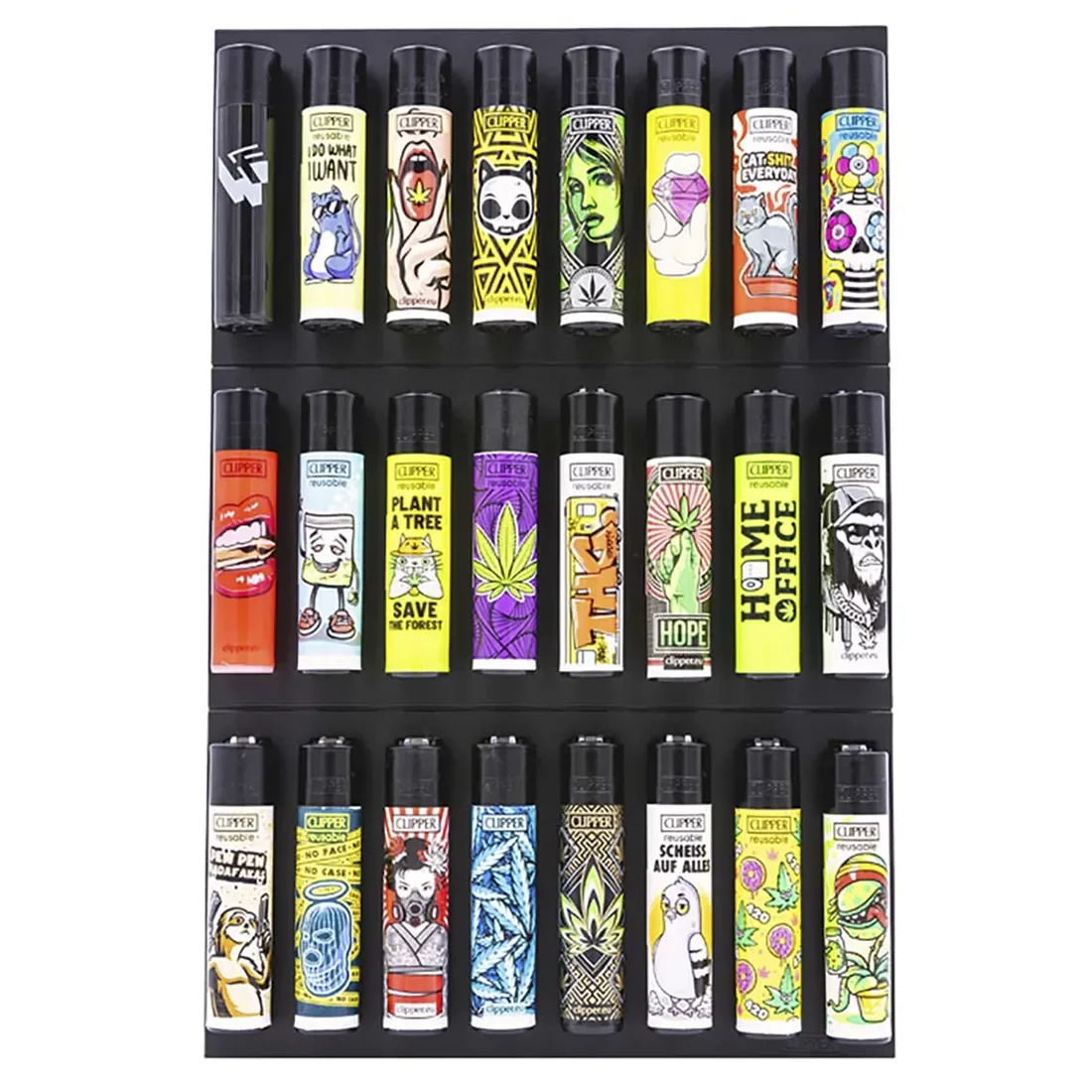 Clipper - FIRE-BOARD til 24 Lightere - Billede 2