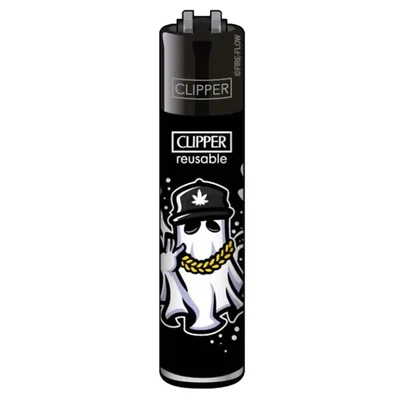 Clipper Lighter - Gold Ghost