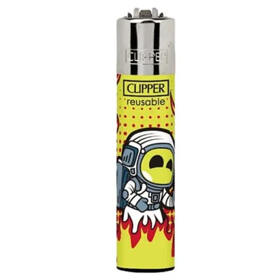 Clipper Lighter - Melting Astronaut