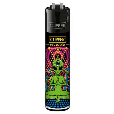Clipper Lighter - Trippy Alien