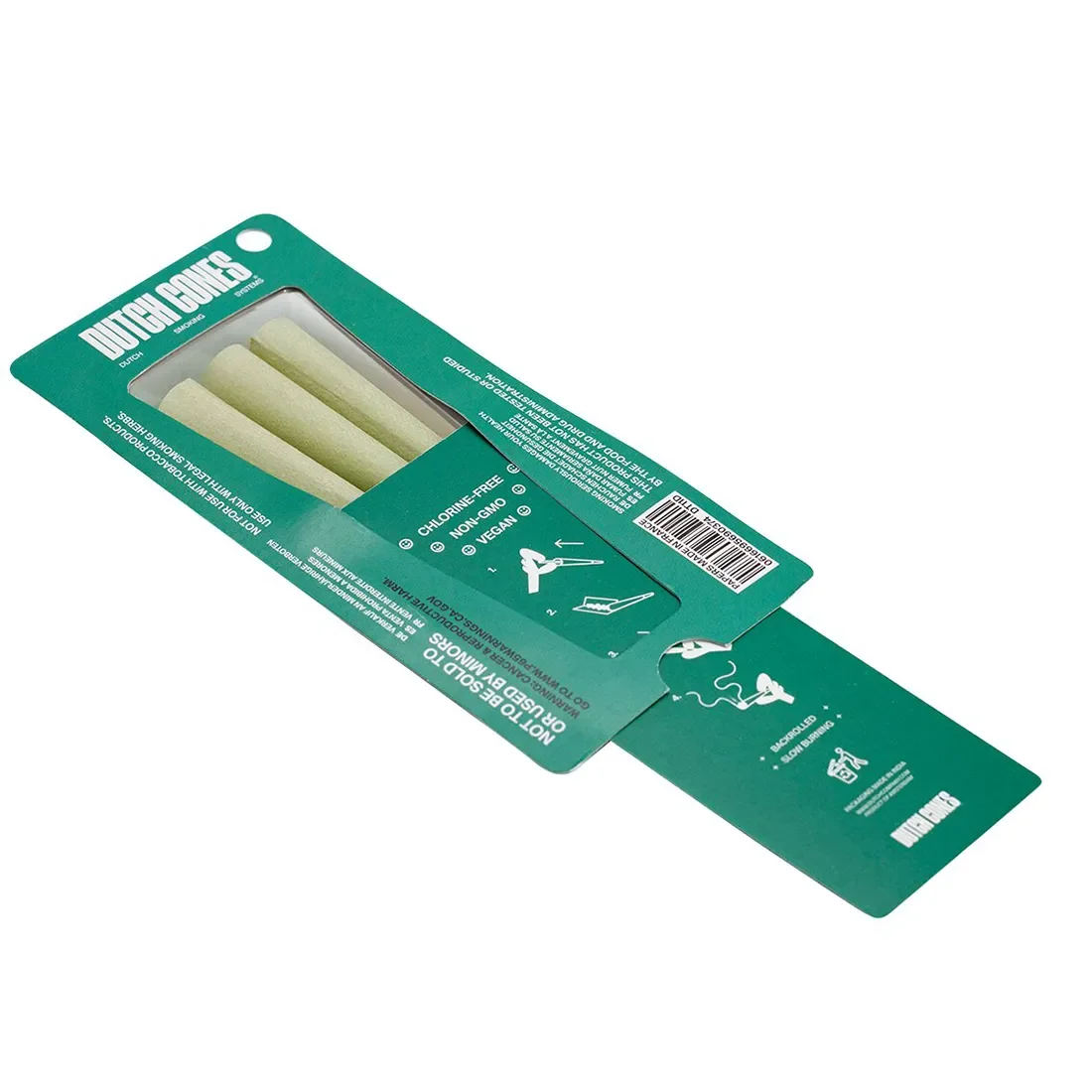 Dutch Cones - Green Organic King Size Cones 3 stk - Billede 3