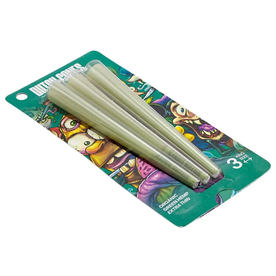 Dutch Cones - Green Organic King Size Cones 3 stk - Billede 5