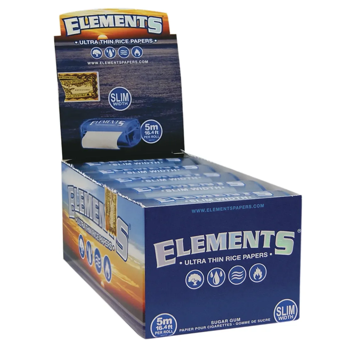 Elements - Meterpapir King Size Slim - Billede 2