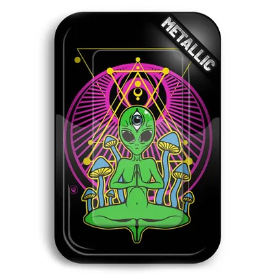 FIRE-FLOW - Trippy Alien Rolling Tray 275 x 175 mm