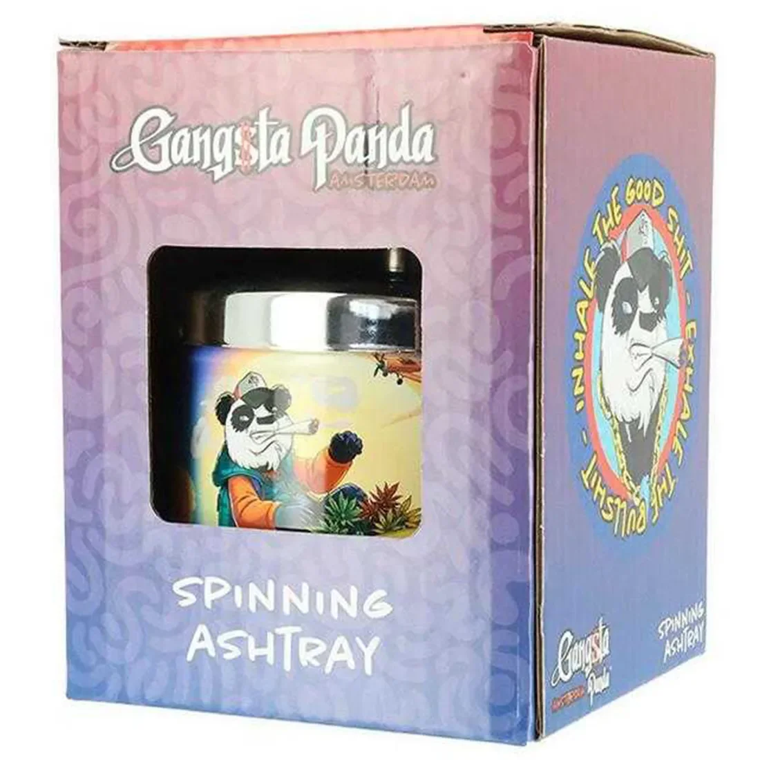 Gangsta Panda - Paper Airplane Spinning Ashtray - Billede 3