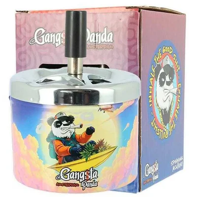 Gangsta Panda - Paper Airplane Spinning Ashtray