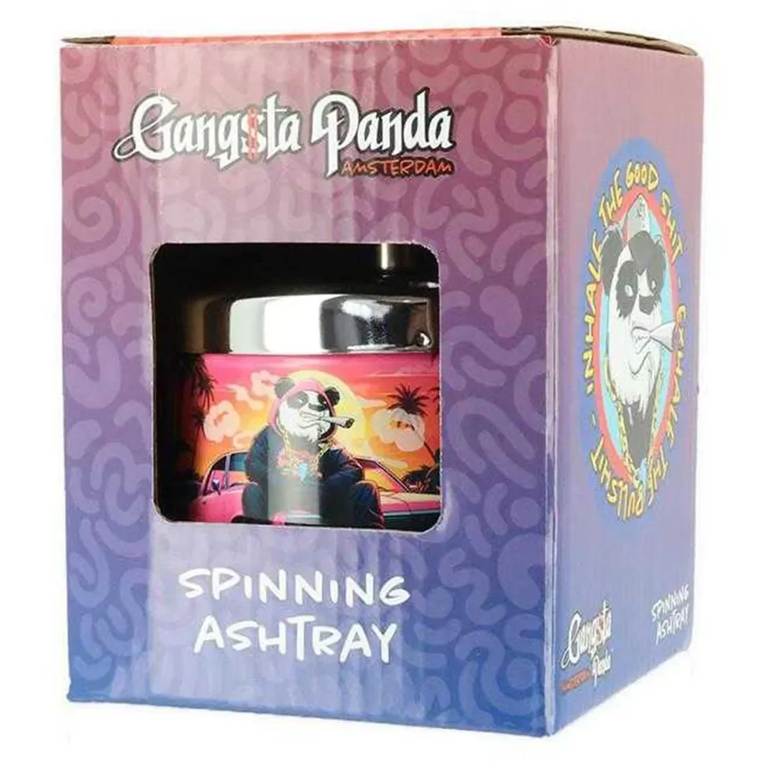 Gangsta Panda - Pink Cadillac Spinning Ashtray - Billede 3