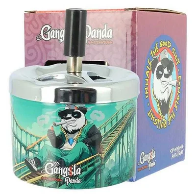 Gangsta Panda - Roller Coaster Spinning Ashtray