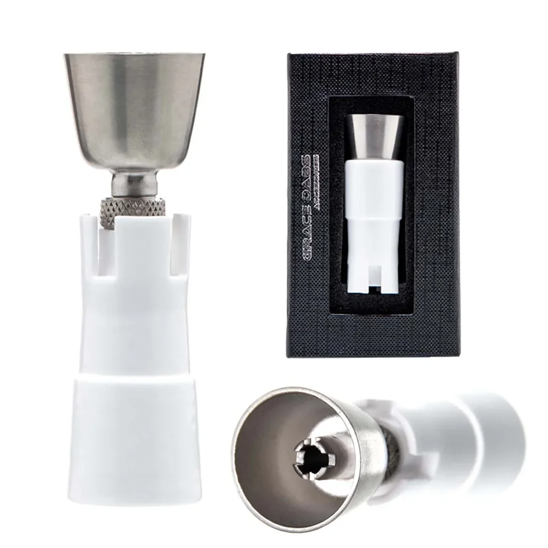 Grace Glass - Large Domeless Ceramic Titanium Nail SG 14,5F/18,8F mm - Billede 2