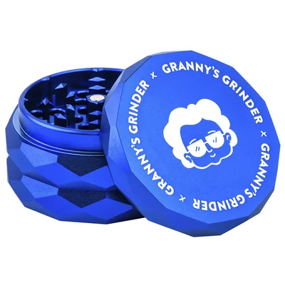 GRANNY'S WEED - Hazy Hex Grinder Blue Ø55