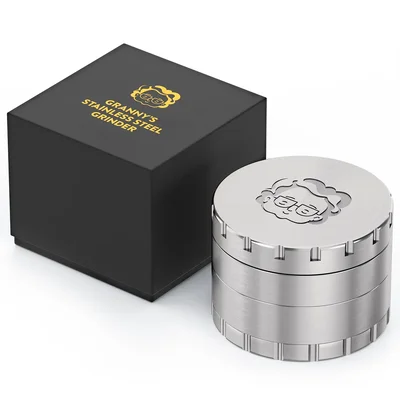 GRANNY'S WEED - Stainless Steel Grinder Ø63