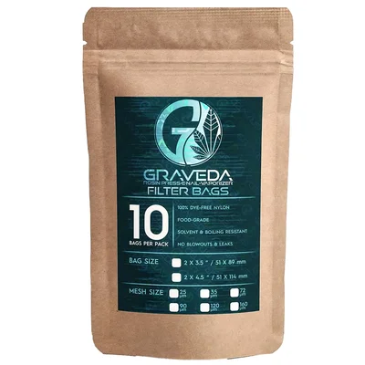 GRAVEDA - Rosin Filter Bags (160µ) 51 x 89 mm