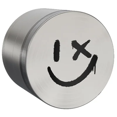 GRINDNATION - Smiley Silver Ø63