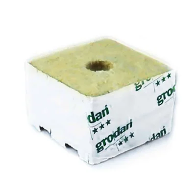 Grodan - Rockwool Blok Lille Hul 10x10cm