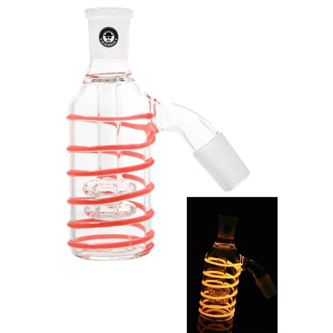 Heisenberg - Glow Circle Precooler Red SG 18,8 mm - Billede 2