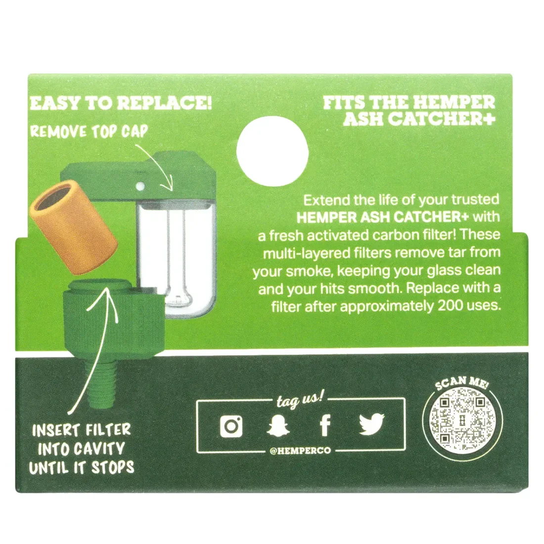 HEMPER Tech - Ash Catcher+ Filter 3 stk - Billede 4
