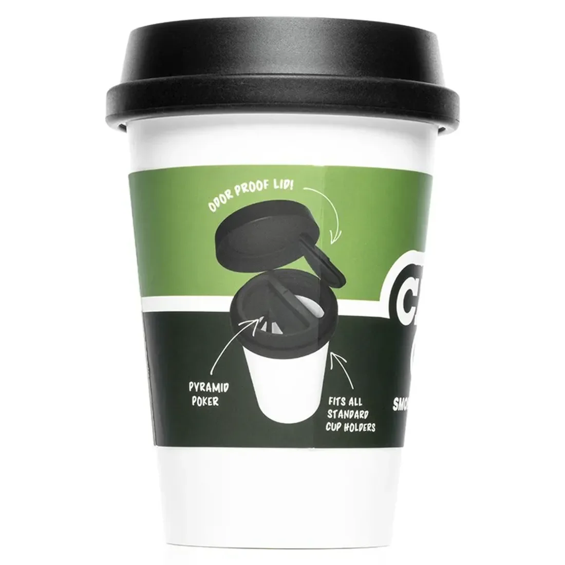 HEMPER Tech - Cache Cup Hvid Røgfri Askebæger - Billede 2