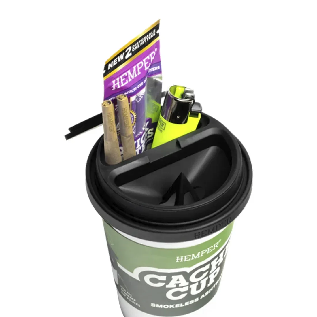 HEMPER Tech - Cache Cup Hvid Røgfri Askebæger - Billede 8