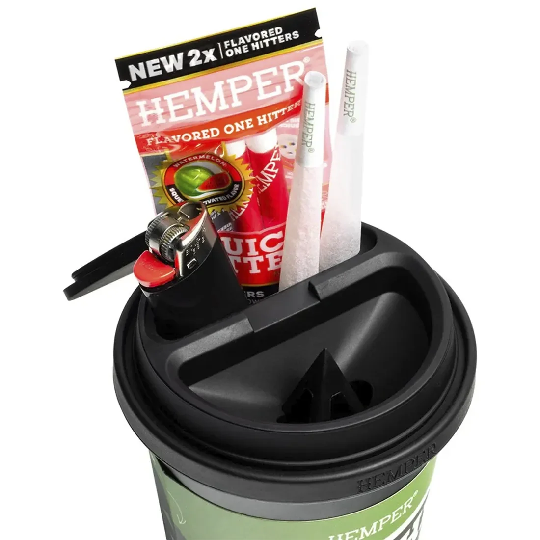 HEMPER Tech - Cache Cup Sort Røgfri Askebæger - Billede 7