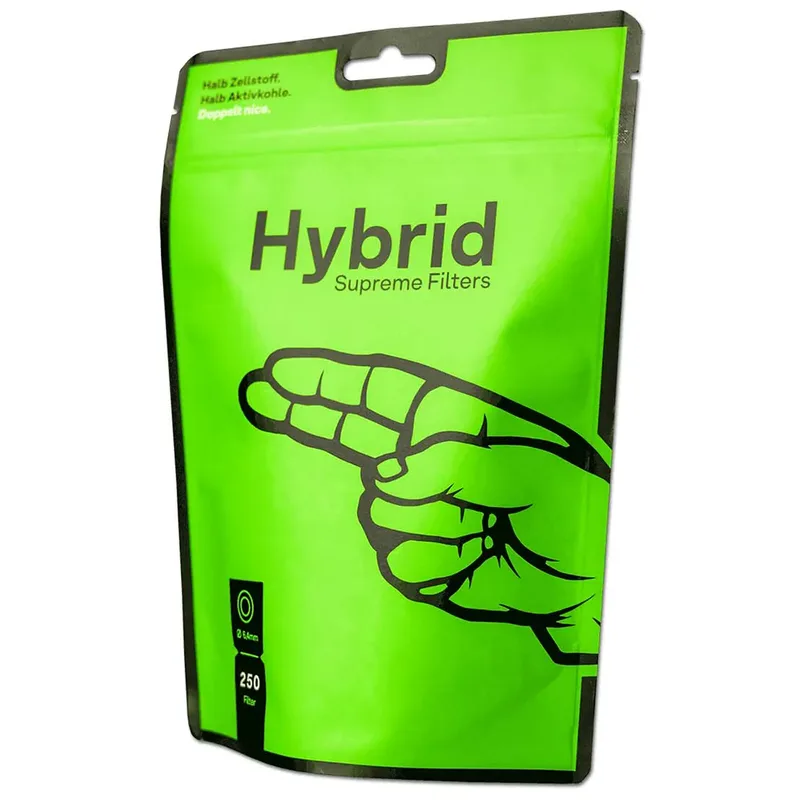 Supreme Aktiv Kul Filters 250 stk | Hybrid