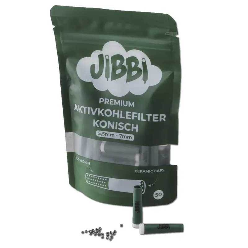Konisk Aktiv Filter 50 stk | JIBBI